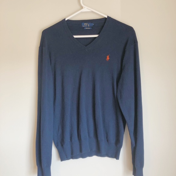 Navy blue Polo Ralph Lauren sweater - Picture 1 of 2